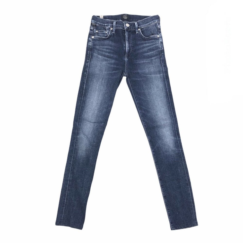 Citizens of Humanity Rocket High Rise Skinny Stretch Blue Jeans Size 24 24X26.5